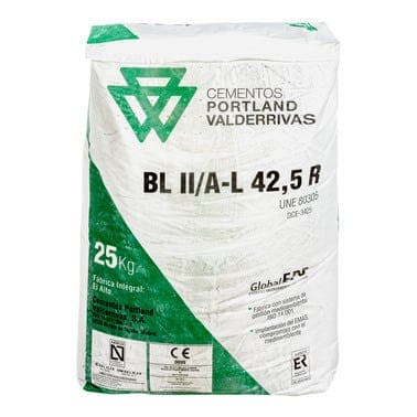 Cemento Blanco 42,5R 25kg ECOBASIC Pack 56 uds