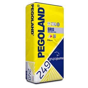 Mortero cola Pegoland gris 25 kg pack 96 uds