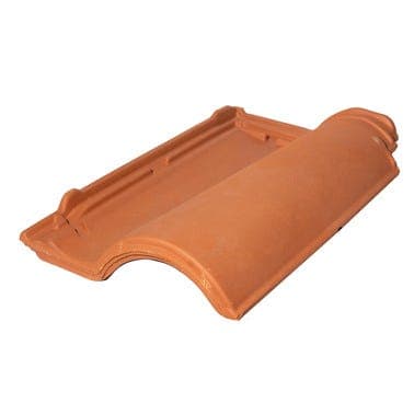 Teja cerámica mixta rojo ecoBASIC 45,8x28,2cm Pack 240 uds